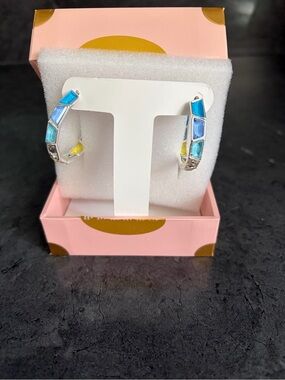 Bomb Party Jewel Candy hoop earrings